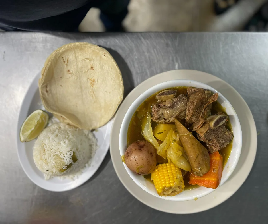 Beef Soup (Sopa De Res) - A hearty and comforting traditional beef soup with fresh vegetables.
